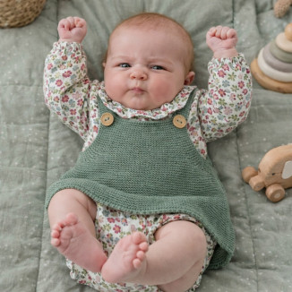 Conjunto Micolino Pichi Punto 3 Piezas Art.3004 \'Falrua Isabella\' Musgo