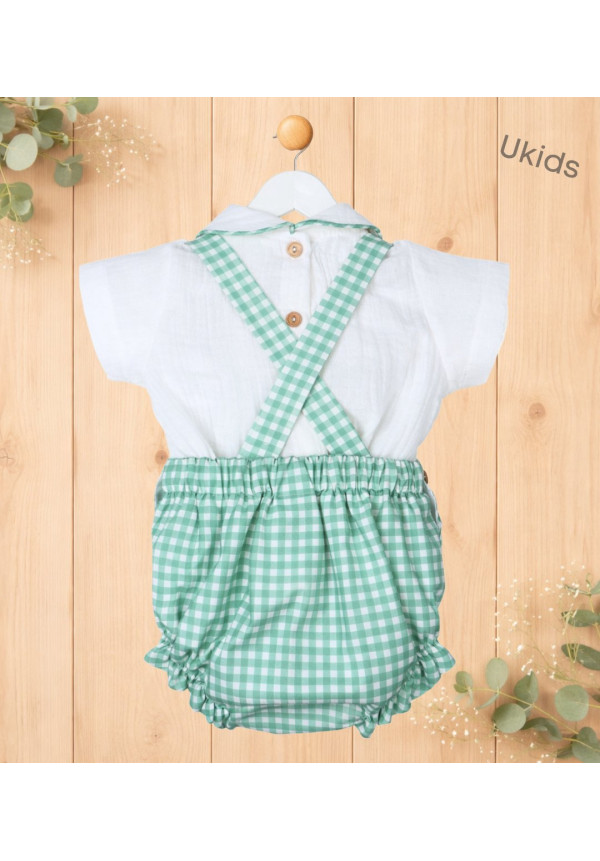 Ranita 2 Piezas Bebé Niño Color Color Verde