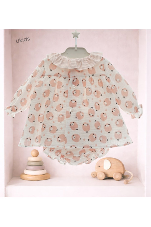 Jesusin Con Braguita Art.7111 \'Familia Constanza\'  Rosa Empolvado