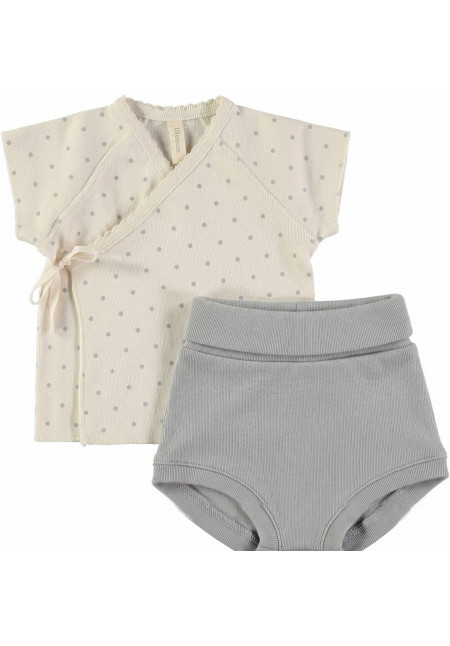 Conjunto camiseta cruzada manga corta + culotte. SMILE VENICE BREEZE Conjunto camiseta cruzada manga corta + culotte. SMILE VENICE BREEZE
