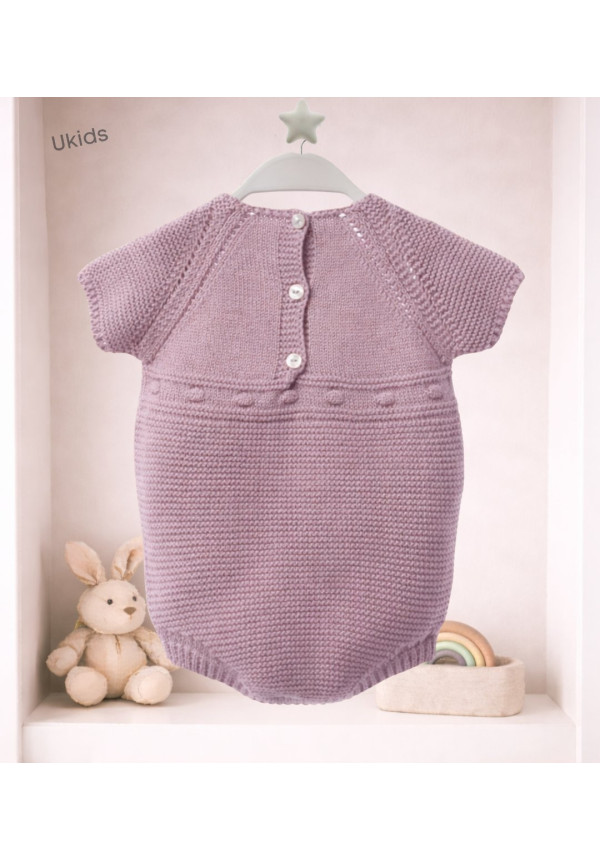 Body Bebe Art.8406 'Garbanzos' Rosa Empolvado