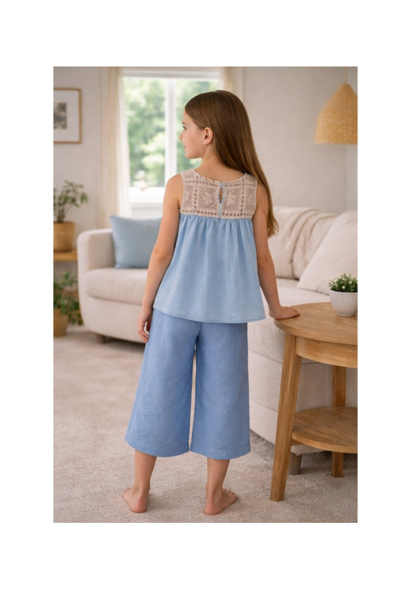 Conjunto Infantil Niña Art.1253 'Familia Nagare' Nautico