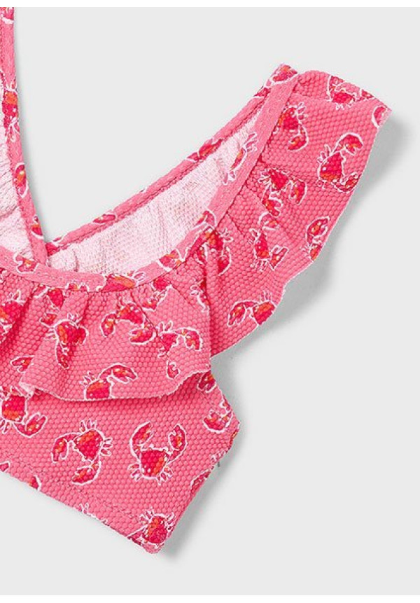 Bikini Estructura Estampado Geranio