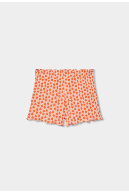 Pijama Canalé Estampado Niña Naranja