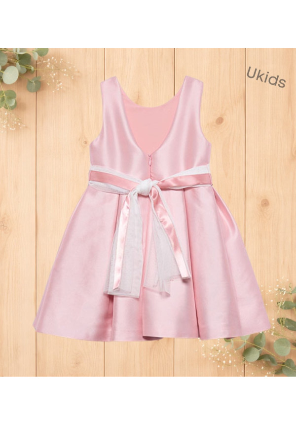 Vestido Mikado Rosa