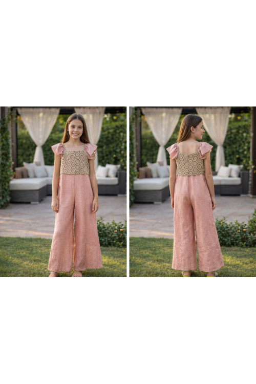 Mono Infantil Art.1261 'Familia Porcelana' Rosa Empolvado