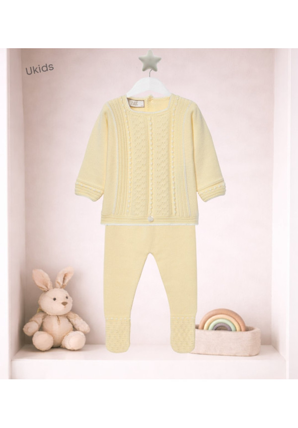 Cto Jubón 003-123522 + Polaina Amarillo/Blanco
