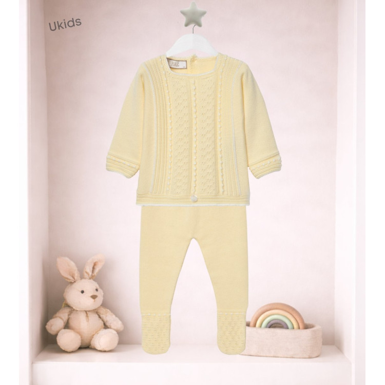 Cto Jubón 003-123522 + Polaina Amarillo/Blanco