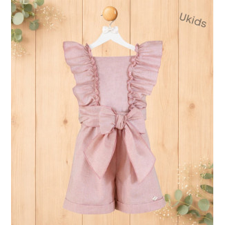 Mono Infantil Niña Rosa Palo