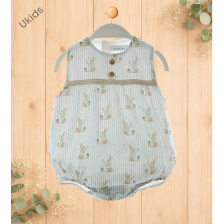 Pelele Art.0954 'Familia Natasha' Celeste Empolvado