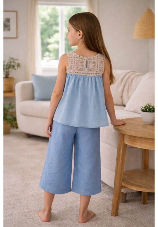 Conjunto Infantil Niña Art.1253 'Familia Nagare' Nautico