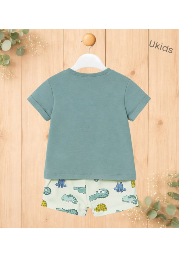 Conj. Pantalon Corto Punto color palo
