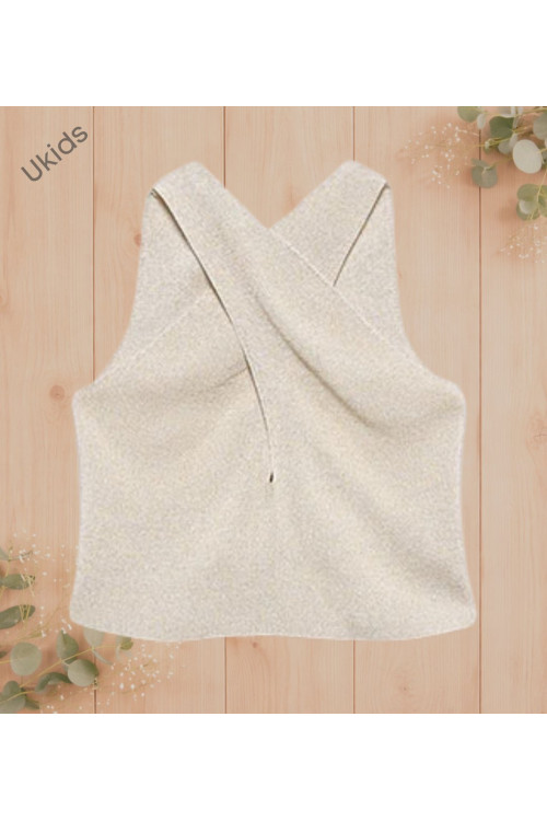 Top Tricot brillo champagne