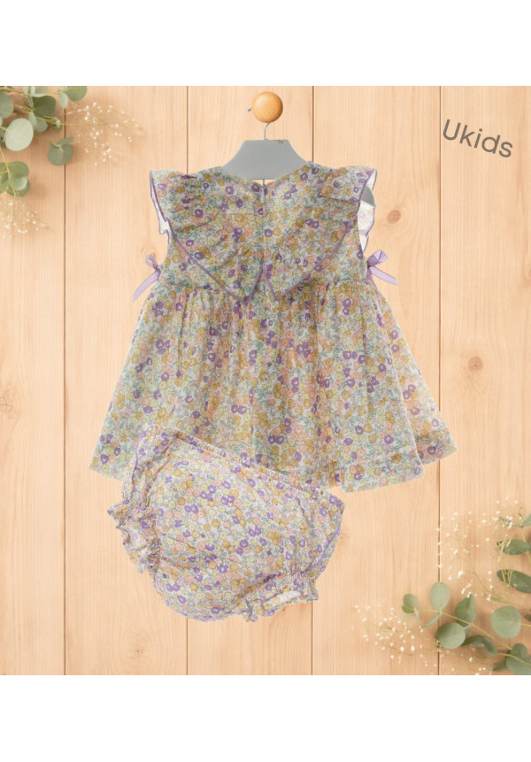 Vestido Bebe Con Braguita Art.0333 'Familia Samurai' Lima