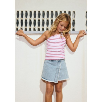 Falda Pantalon Tejana Claro