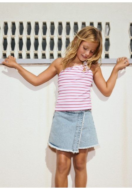 Falda Pantalon Tejana Claro