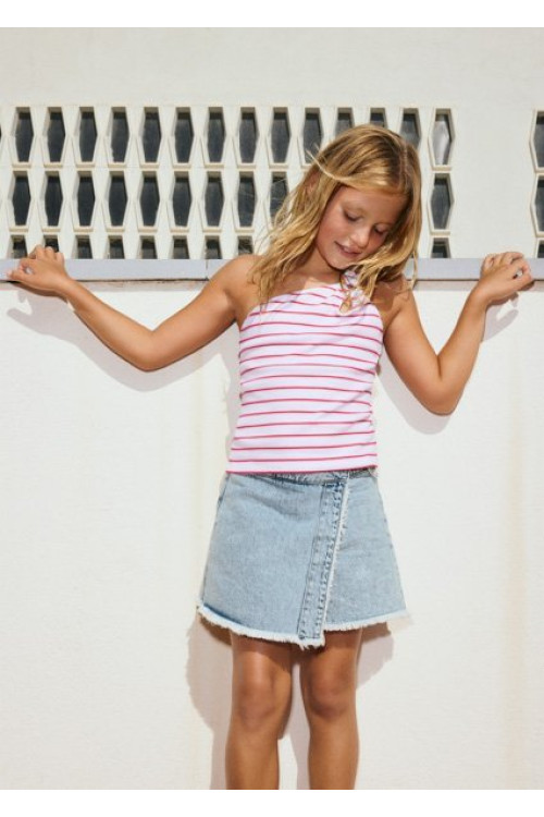 Falda Pantalon Tejana Claro