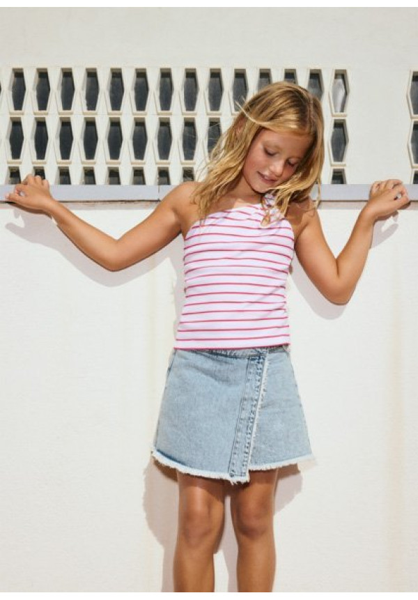 Falda Pantalon Tejana Claro