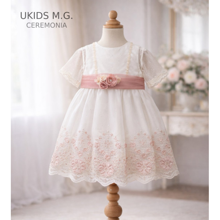 Conjunto Bordado Andromeda Color Rosa Empolvado