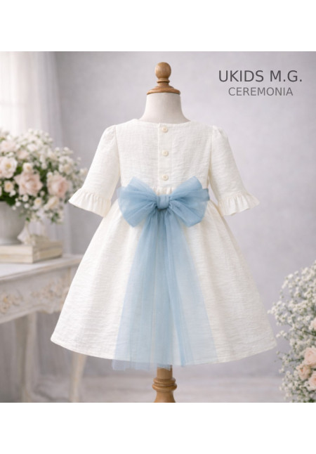 VESTIDO BÁMBULA M/FRANCESA LAZO océano