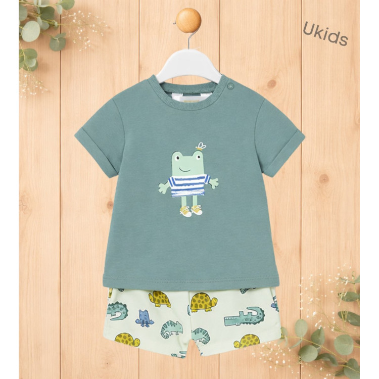 Conj. Pantalon Corto Punto color palo