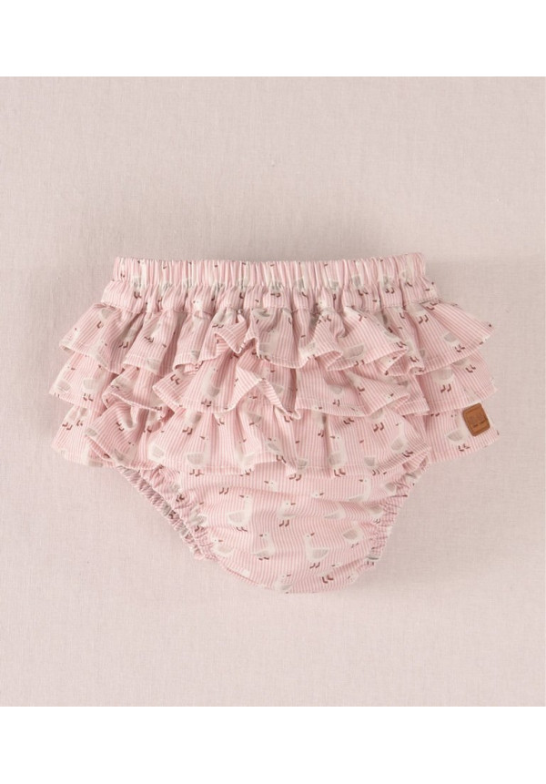 Conjunto Blusa Braguita Bebé Niña Color Rosa