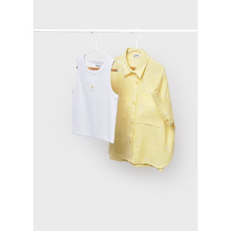 Blusa 2 Piezas Vainilla