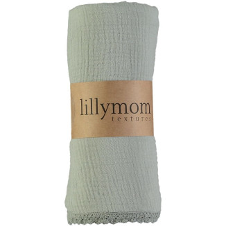 Muselina Orgánica Xxl Plaid Textures Forest