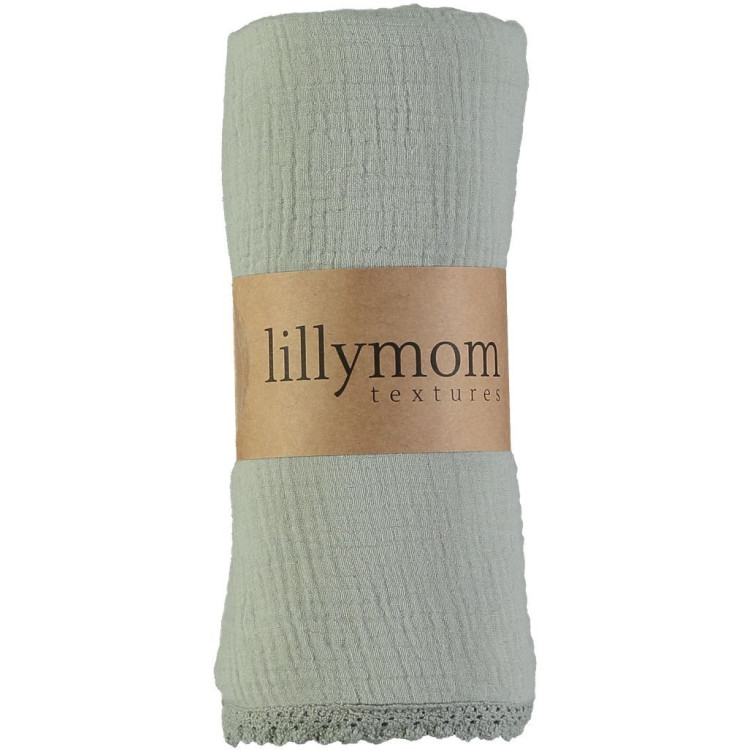 Muselina Orgánica Xxl Plaid Textures Forest