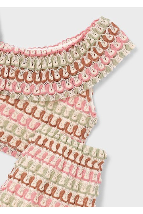 Conj. Short Punto Fantasia Mandarina