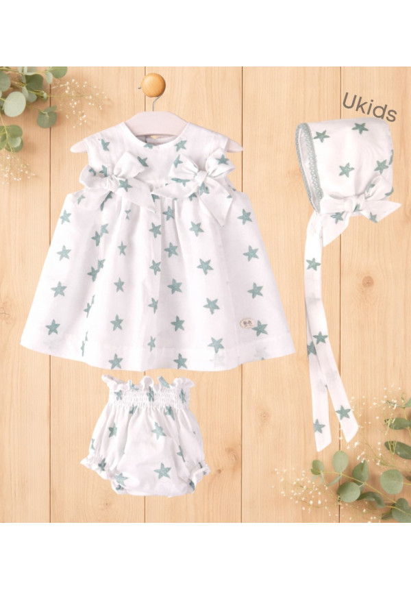 Vestido Estrellas 3 Piezas Bebé Niña Color Varios