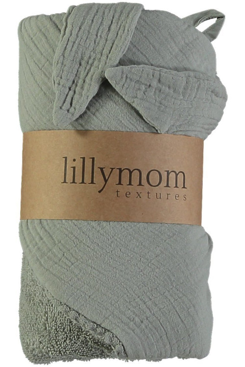 Capa Baño Rizo Orejitas Xl Towel Textures  Color Forest