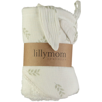 Capa Baño Rizo Orejitas Xl Towel Sakura  Color Forest