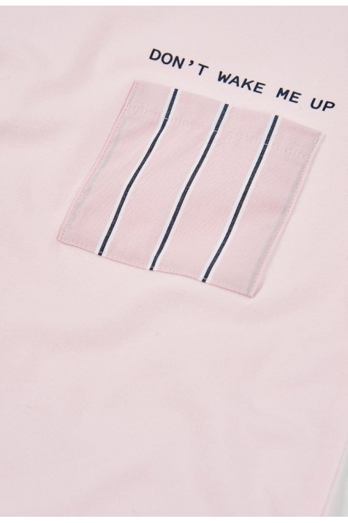 Pijama Punto Combinado Niña Rosa