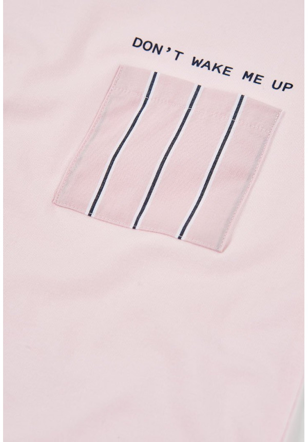 Pijama Punto Combinado Niña Rosa