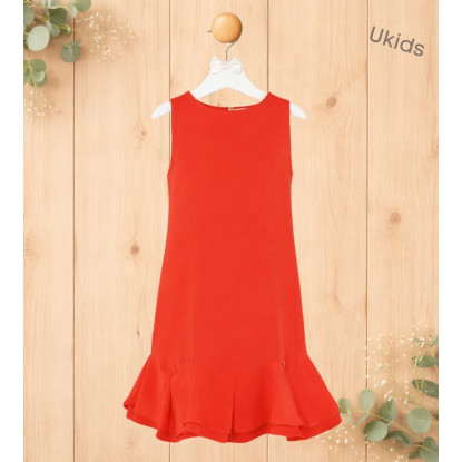 Vestido Niña Naranja