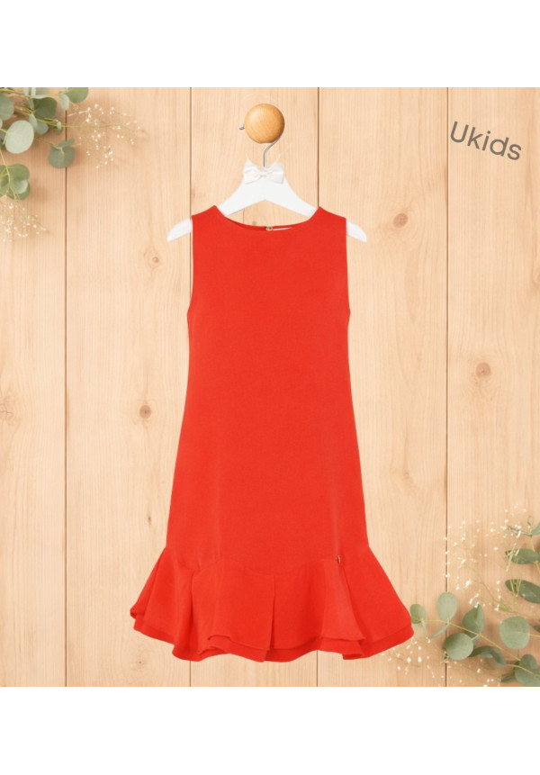 Vestido Niña Naranja