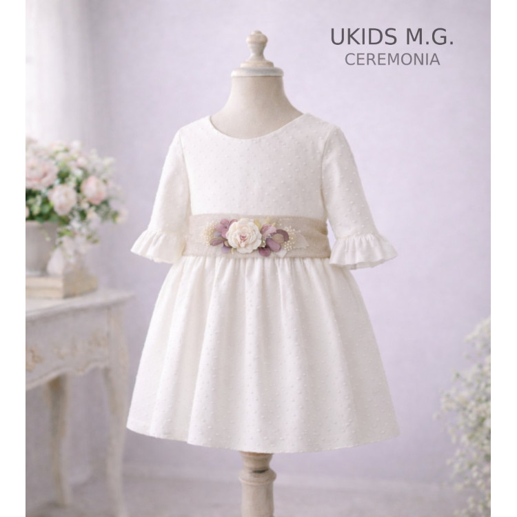 VESTIDO CEREMONIA PLUMETI ALG. LAZO ARENA