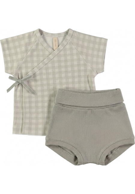 Conjunto camiseta cruzada manga corta + culotte. SMILE TOSCANA FOREST