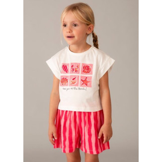 Conj. Short Felpa Flame Amapola