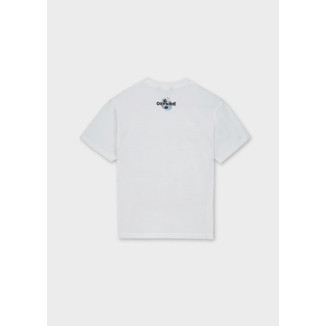 Camiseta M/C Back Print Blanco