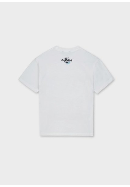 Camiseta M/C Back Print Blanco