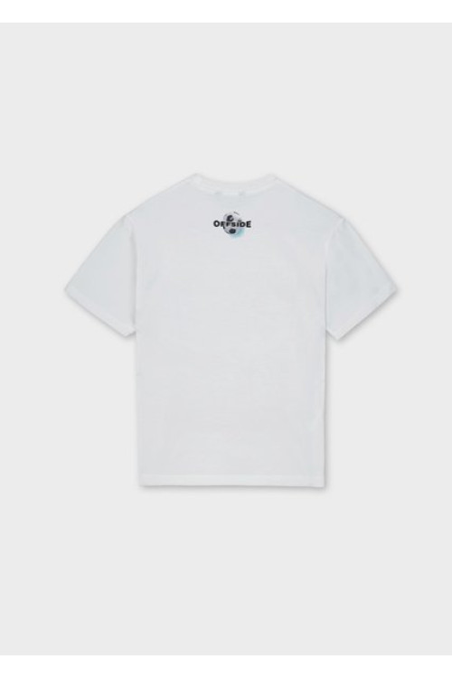 Camiseta M/C Back Print Blanco