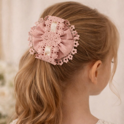 Pinza Niña Rosa Palo