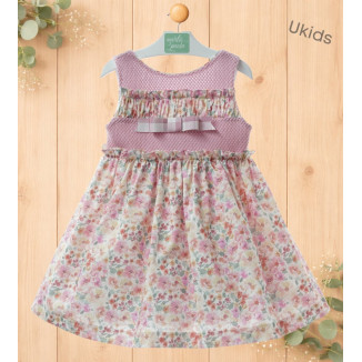 Vestido Infantil Art.0507 'Familia Sakura' Rosa Dulce