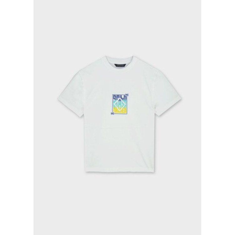 Camiseta M/C Back Print Bco-Lemon