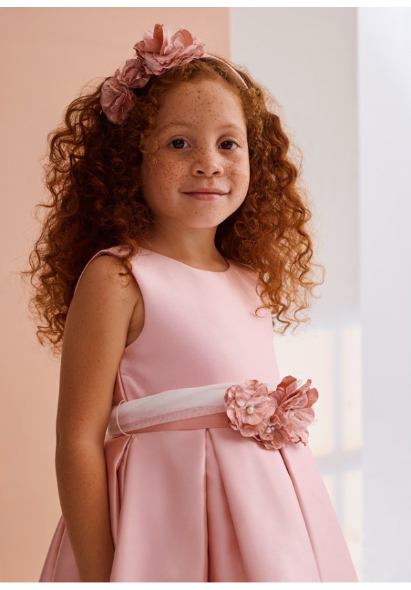 Vestido Mikado Rosa