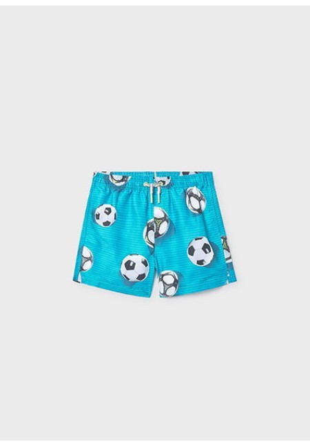 Bañador Estampado Turquesa