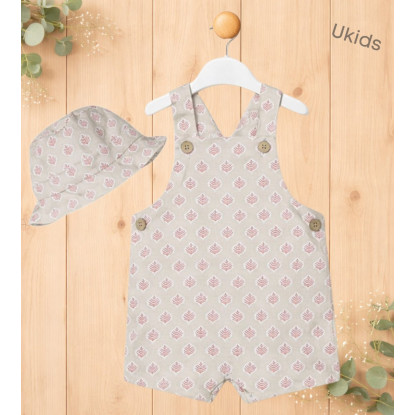 Peto Y Gorro Terracota