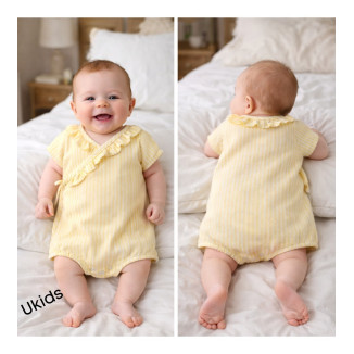 Body Cruzado Art.4629 'Rayas' Vainilla